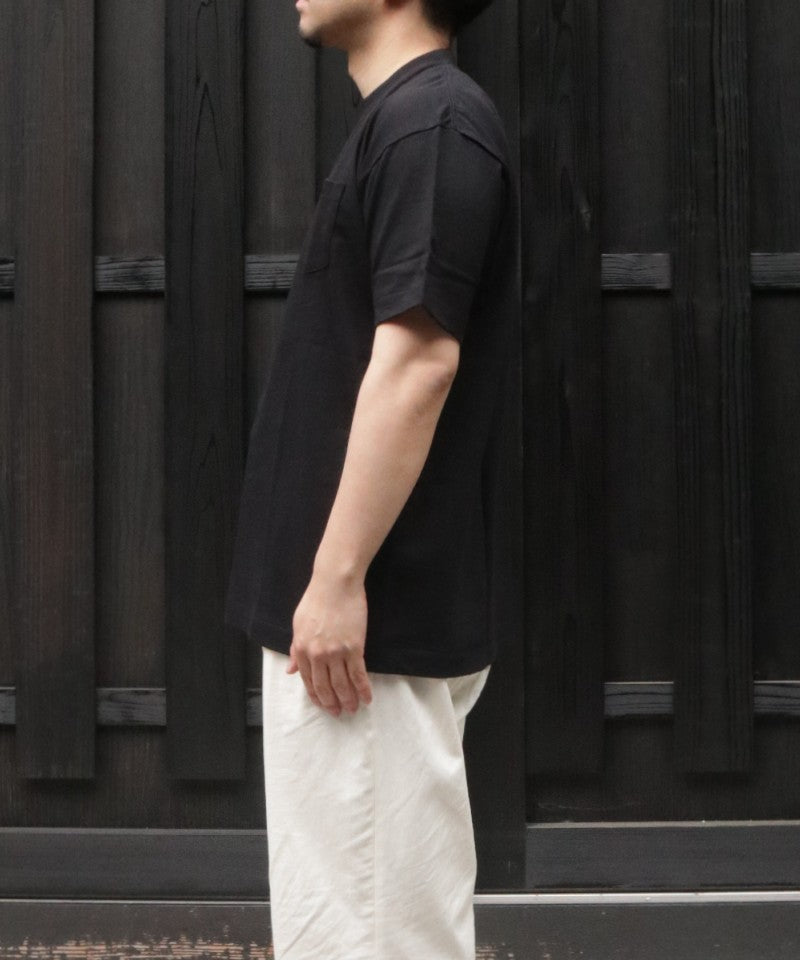 【ANATOMICA】POCKET TEE - BLACK / アナトミカ ポケットTシャツ ブラック