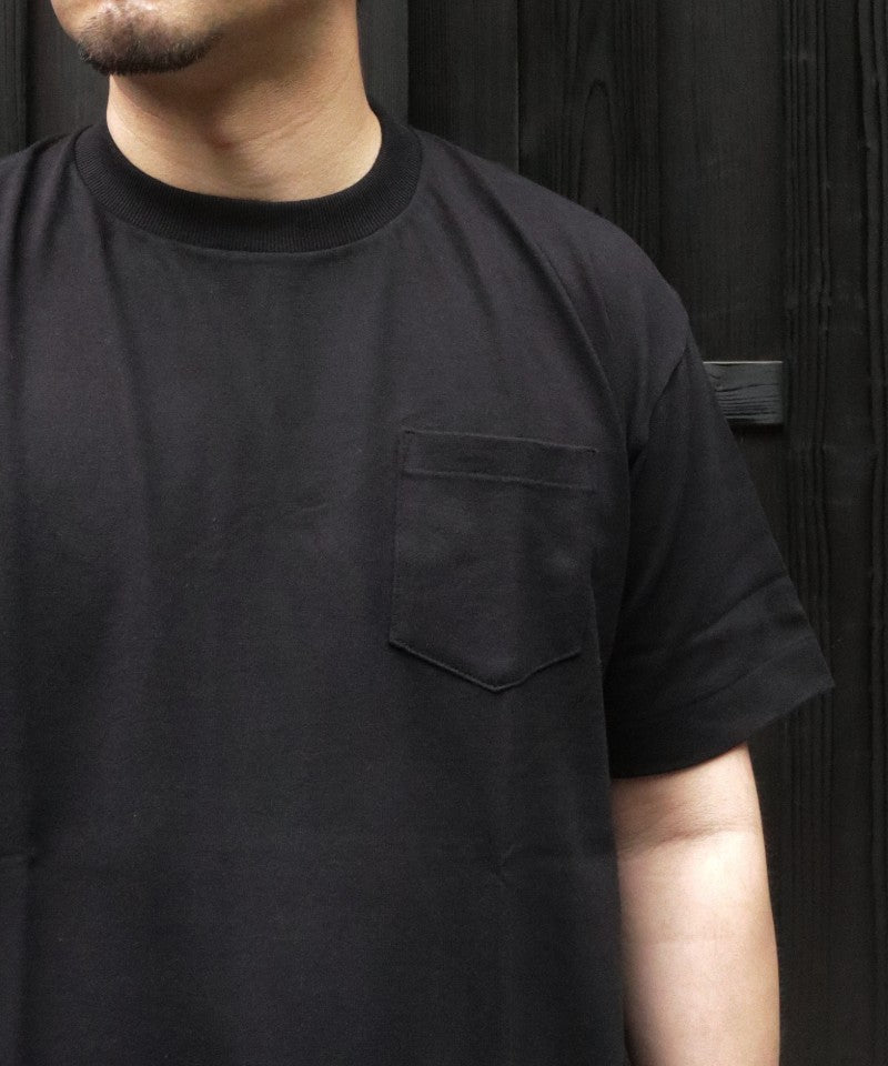 【ANATOMICA】POCKET TEE - BLACK / アナトミカ ポケットTシャツ ブラック