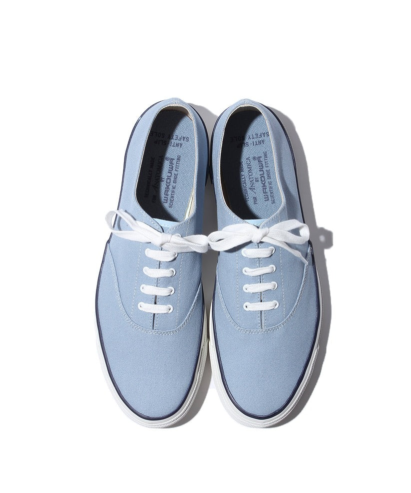 【ANATOMICA】WAKOUWA DECK SHOES LOW WHT SOLE - FADED BLUE / アナトミカ ワクワ デッキシューズ 2024SS