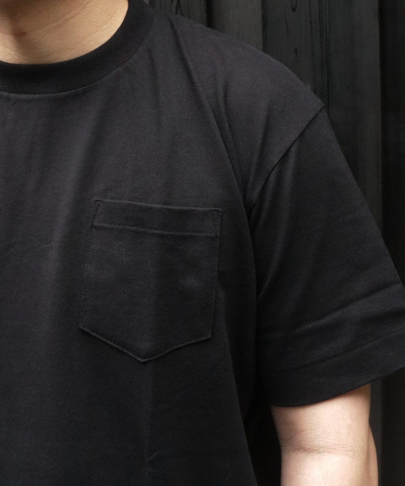 【ANATOMICA】POCKET TEE - BLACK / アナトミカ ポケットTシャツ ブラック