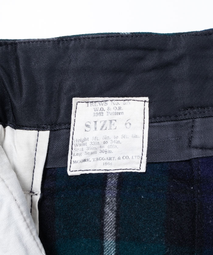 1960’s  ROYAL REGIMENT OF SCOTLAND TREW PARADE CEREMONY TROUSERS / ヴィンテージ ロイヤルスコットランド連隊 セレモニーパンツ パレードパンツ 古着 ビンテージ 