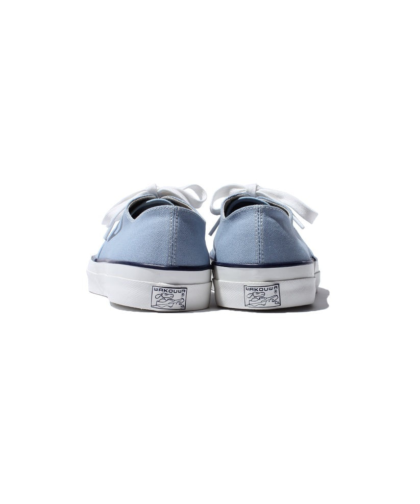 【ANATOMICA】WAKOUWA DECK SHOES LOW WHT SOLE - FADED BLUE / アナトミカ ワクワ デッキシューズ 2024SS