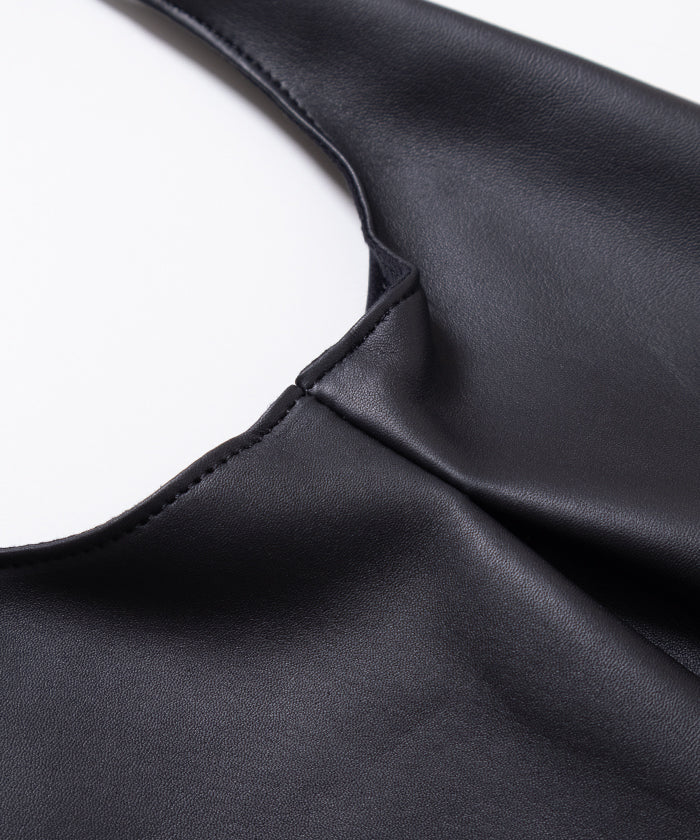 【HAAL】ALTERNATIVE SHOPPING BAG - BLACK / ハール オルタネイティブ ショッピングバッグ レザーバッグ ショルダーバッグ 2025AW 2025秋冬 正規取扱店 神奈川 鎌倉 オンラインショップ 通販 