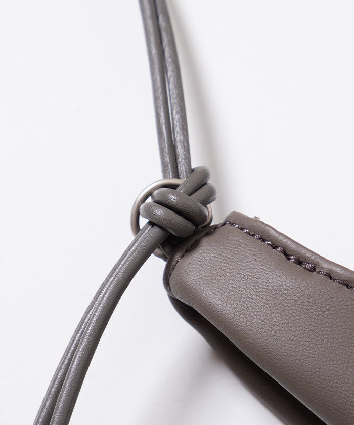 HAAL】ALTERNATIVE SHOPPING BAG - GREY / ハール オルタネイティブ ショッピングバッグ レザーショルダーバッグ 正規取扱店 神奈川 鎌倉 オンラインショップ 通販