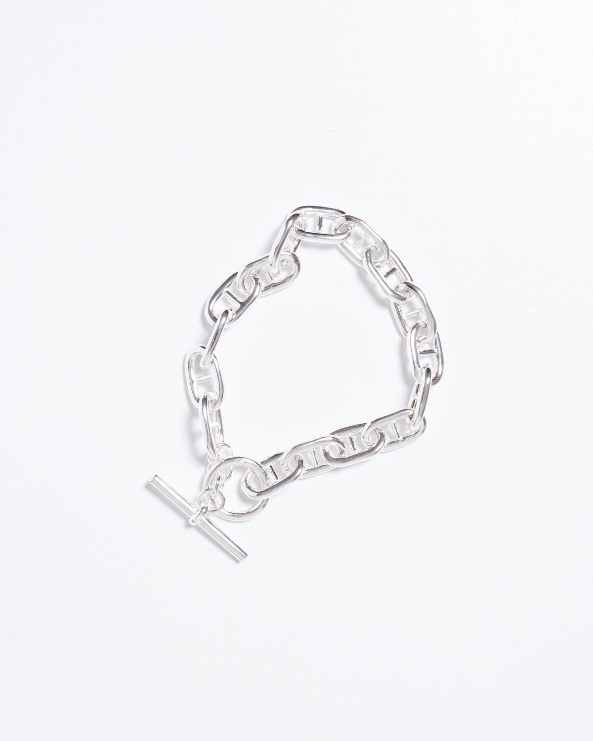ANCHOR CHAIN T-BAR BRACELET ITALIAN SILVER 925 GRAND