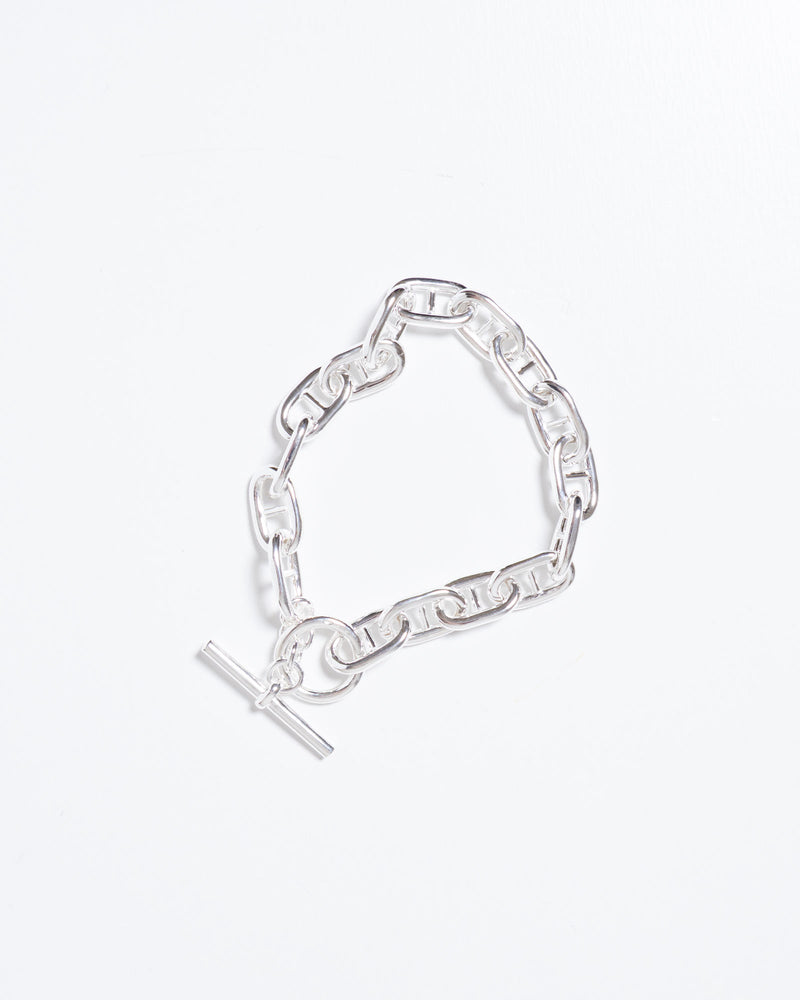 ANCHOR CHAIN T-BAR BRACELET ITALIAN SILVER 925 GRAND