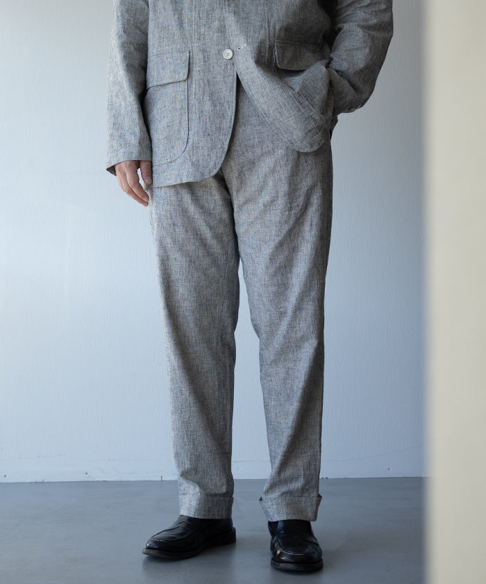 【ENGINEERED GARMENTS】ANDOVER PANT CL MELANGE - H.GREY / エンジニアドガーメンツ アンドーバーパンツ コットンリネン メランジ 2026ss 2026春夏 正規取扱店 神奈川 鎌倉 ARZACH KAMAKURA オンラインショップ 通販
