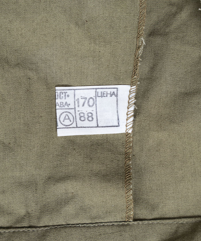 1980's BULGARIAN ARMY MOUNTAIN ANORAK ZIP JACKET DEADSTOCK / ブルガリア軍 山岳部隊 アノラック ジップ ジャケット デッドストック 古着 ヴィンテージ ビンテージ 新品 通販 オンラインショップ 軍モノ 実物