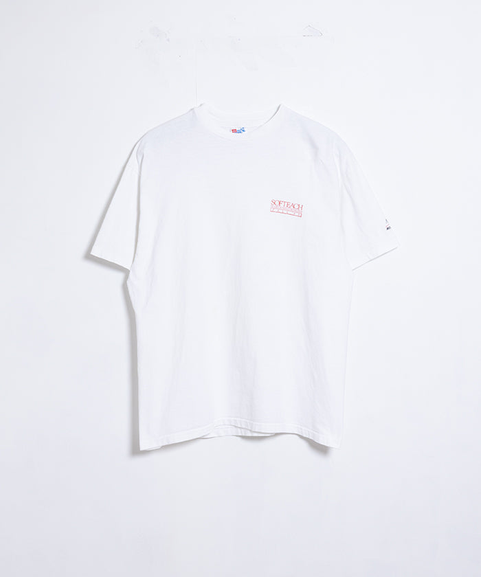 1990's HANES TEE SOFTEACH APPLE
