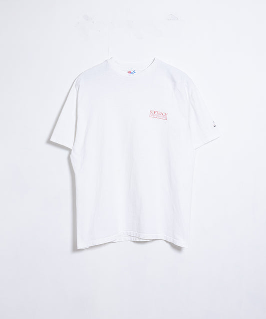 1990's HANES TEE SOFTEACH APPLE