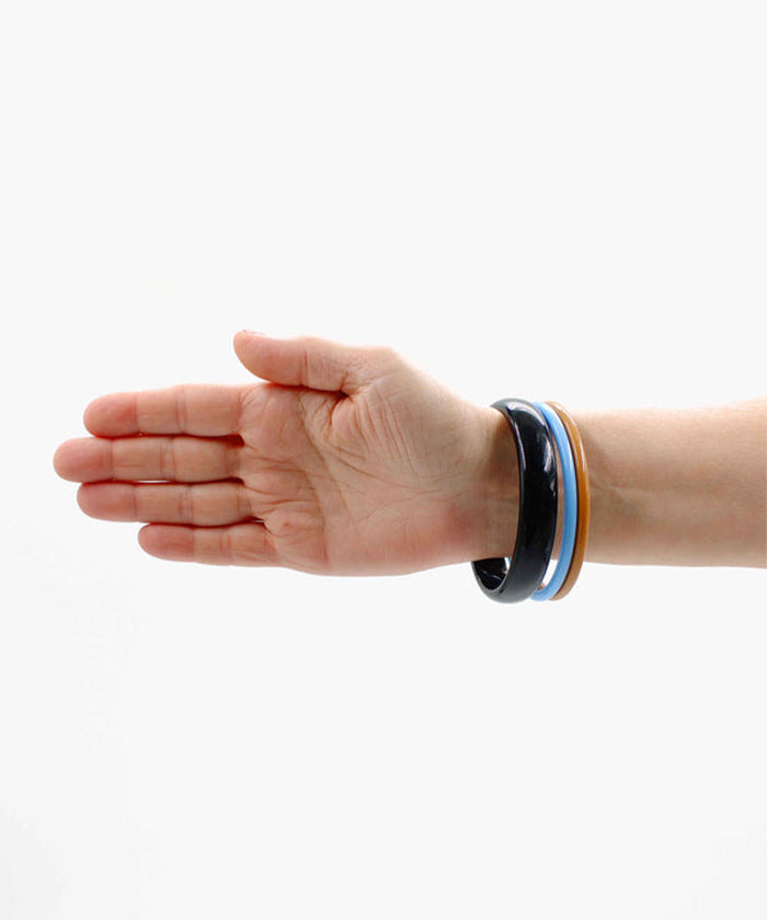 ARMREIFEN BRACELETS - BLACK SKY MOCCA - A'r139 Kamakura