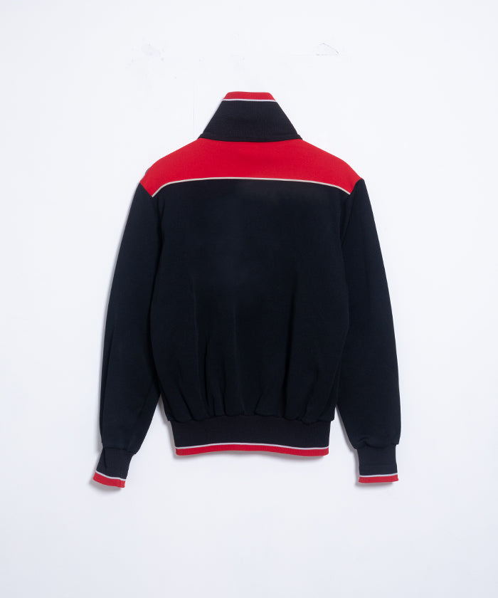 1970's Adidas TRACK JACKET BLACK MADE BY DESCENTE / アディダス トラックジャケット デサント製 ヴィンテージ ビンテージ 古着 オンラインショップ 通販