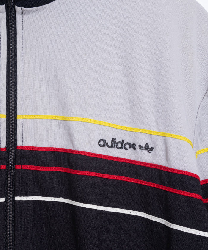 1970's Adidas TRACK JACKET BLACK MADE IN FRANCE / アディダス トラックジャケット フランス製 ビンテージ ヴィンテージ 古着 ジャージ オンラインショップ 通販 大きいサイズ