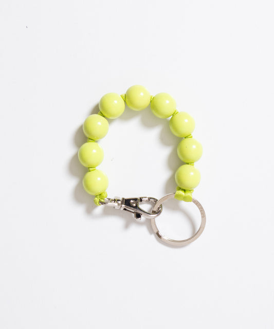 BIG PERLEN SHORT KEYHOLDER - LIME