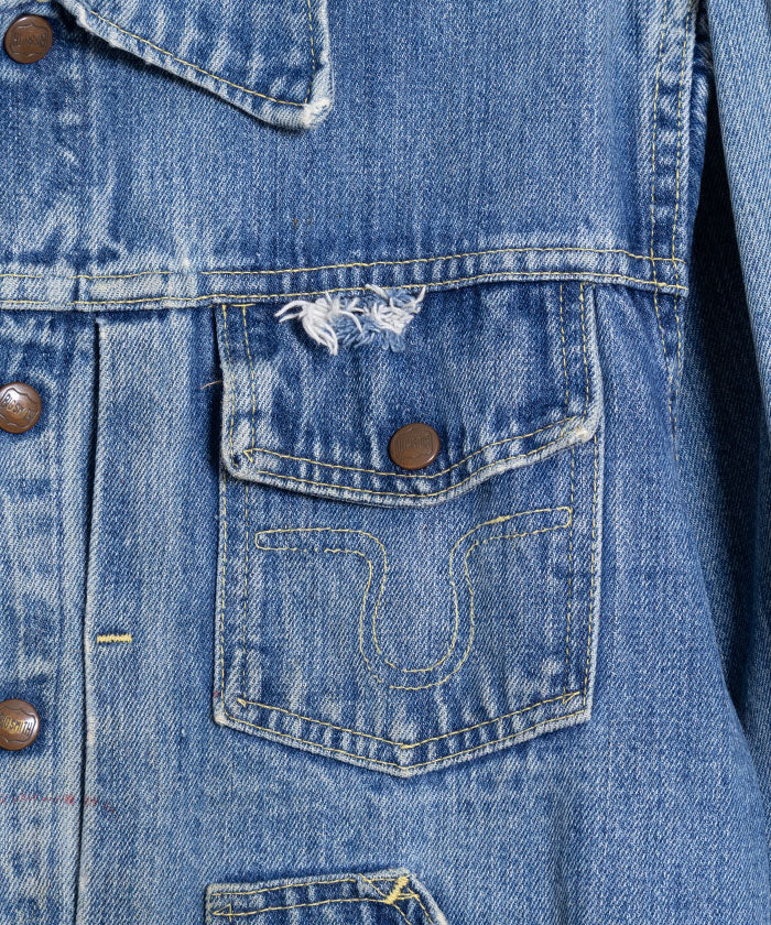 1960 년대 Levi의 70505 Denim Jacket Big E.