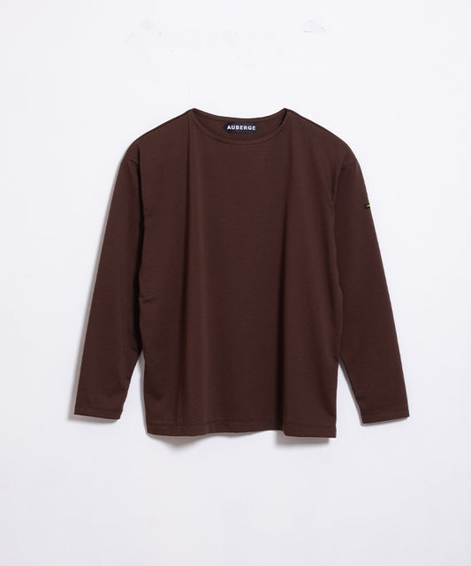 【AUBERGE】BONHEUR Ⅱ / オーベルジュ ボヌール2 無地カットソー ブラウン 2025AW 2025秋冬 正規取扱店 神奈川 鎌倉 オンラインショップ 通販