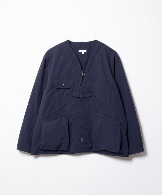 CARDIGAN JACKET - DK.NAVY POLYESTER TASLAN