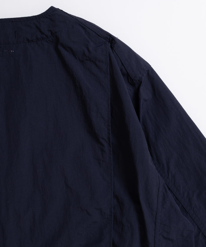 【ENGINEERED GARMENTS】CARDIGAN JACKET - DK.NAVY POLYESTER TASLAN / エンジニアドガーメンツ カーディガン ジャケット ダーク ネイビー ポリエステル タスラン 2026SS 2026春夏 ‐ ARZACH KAMAKURA 正規取扱店 神奈川 鎌倉 オンラインショップ 通販