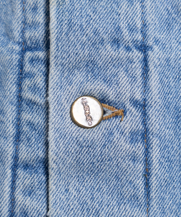 1980-90's CARHARTT DENIM TRUCKER JACKET BLANKET LINER