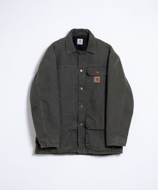 1990's CARHARTT TRADITIONAL COAT / カーハート トラディショナルコート オリーブ 珍しい アメリカ製 ジャケット 通販 オンラインショップ 神奈川 鎌倉