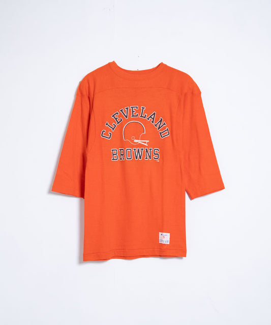 1980's CHAMPION  FOOTBALL TEE CLEVELAND BROWNS / アメリカ製 チャンピオン フットボールTシャツ トリコタグ 古着 ヴィンテージ ビンテージ 通販 オンラインショップ