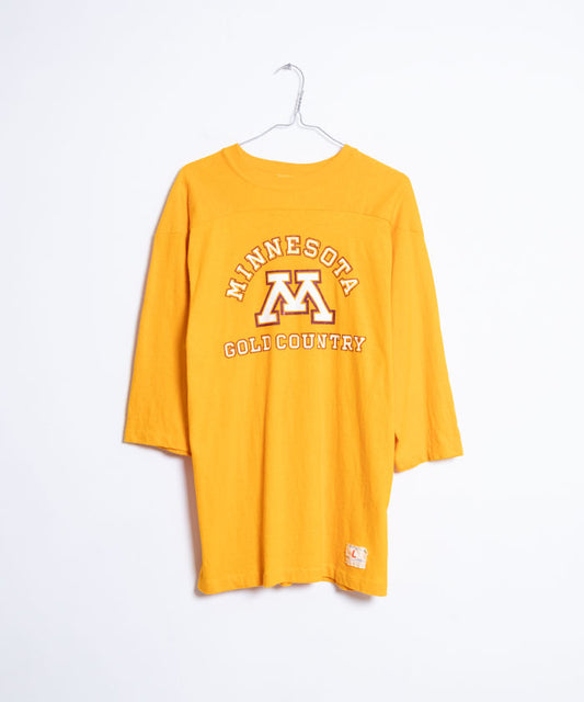 1970’s CHAMPION FOOTBALL TEE UNIVERSITY OF MINNESOTA GOLDEN GOPHERS / チャンピオン バータグ フットボールTシャツ 古着 ヴィンテージ ビンテージ