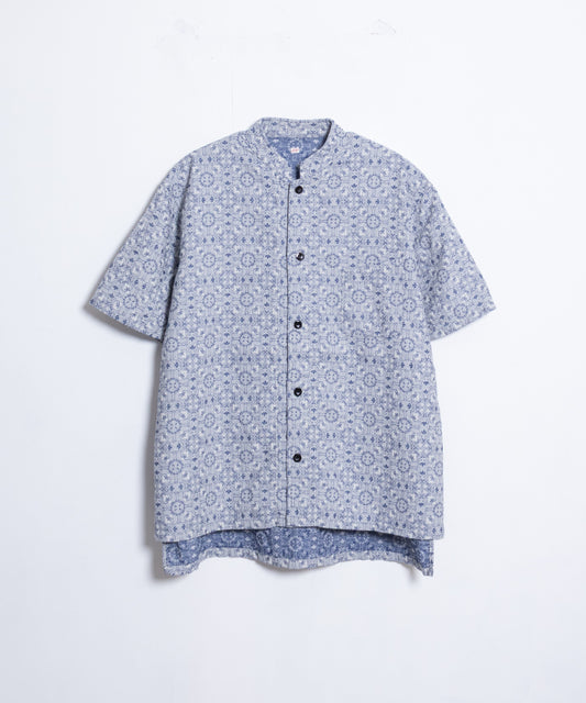 【OUTIL】CHEMISIER ARLEY / ウティ ジャカードフレンチシャツ スタンドカラー 2025SS 2025春夏 正規取扱店 神奈川 鎌倉 オンラインショップ 通販