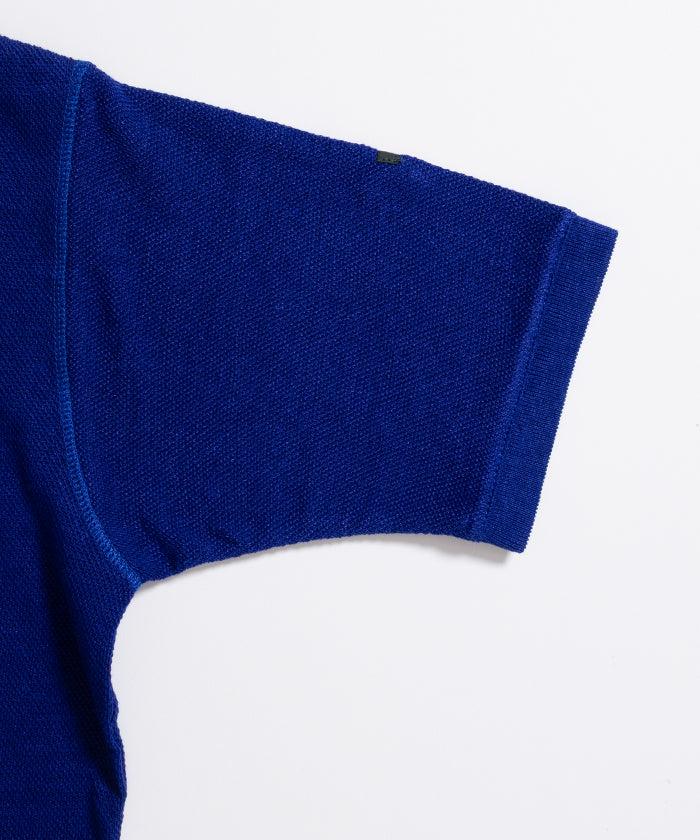 OUTIL】CHEMISIER WISSANT BLUE QUARTZ / ウティ リネン 半袖