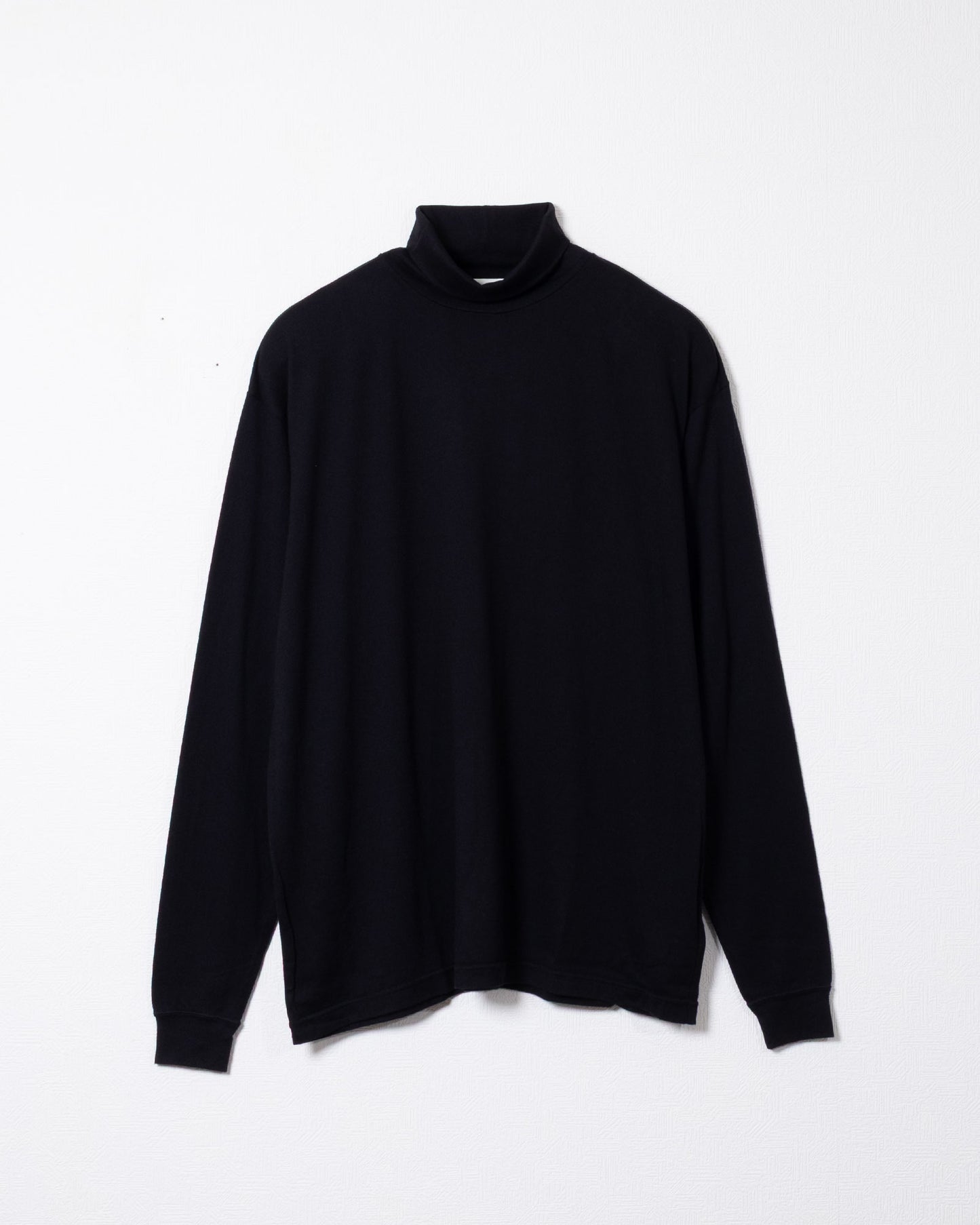 【HERILL】COTTONCASHMERE TURTLENECKS - BLACK | ヘリル コットンカシミヤ タートルネック カットソー 2026aw 2026秋冬 正規取扱店 神奈川 鎌倉 ARZACH KAMAKURA オンラインショップ 通販