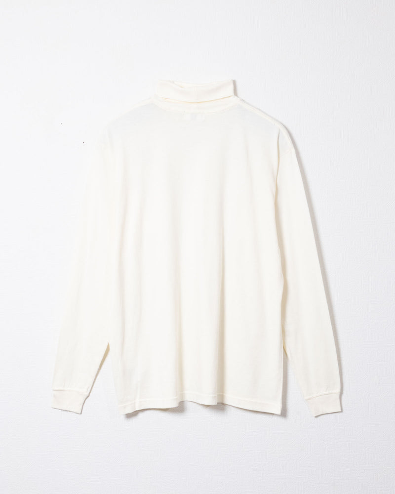 【HERILL】COTTONCASHMERE TURTLENECKS - OFFWHITE | ヘリル コットンカシミヤ タートルネック カットソー 2026aw 2026秋冬 正規取扱店 神奈川 鎌倉 ARZACH KAMAKURA オンラインショップ 通販