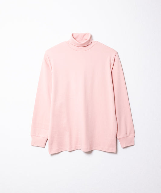 COTTON PLAIN TURTLENECK - PINK
