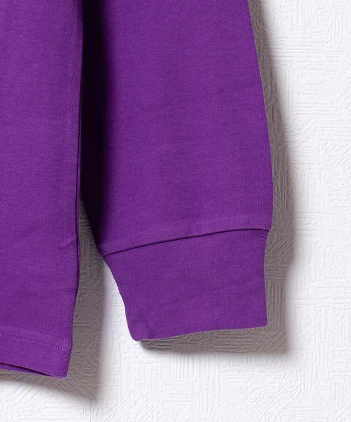 COTTON PLAIN TURTLENECK - PURPLE