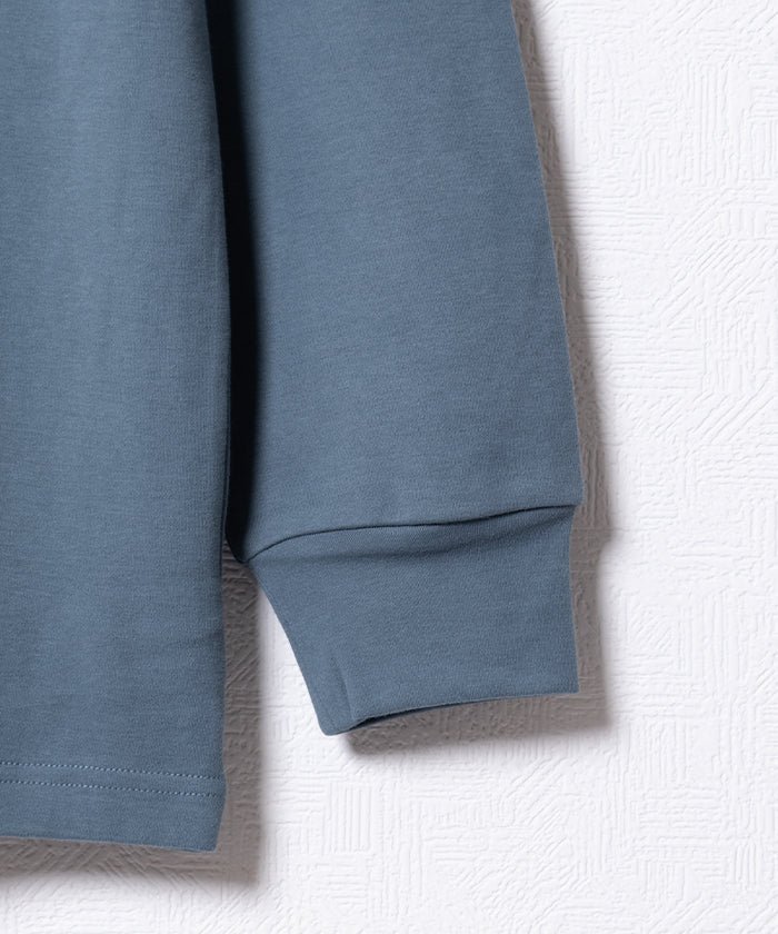 COTTON PLAIN TURTLENECK - SAGE GREEN