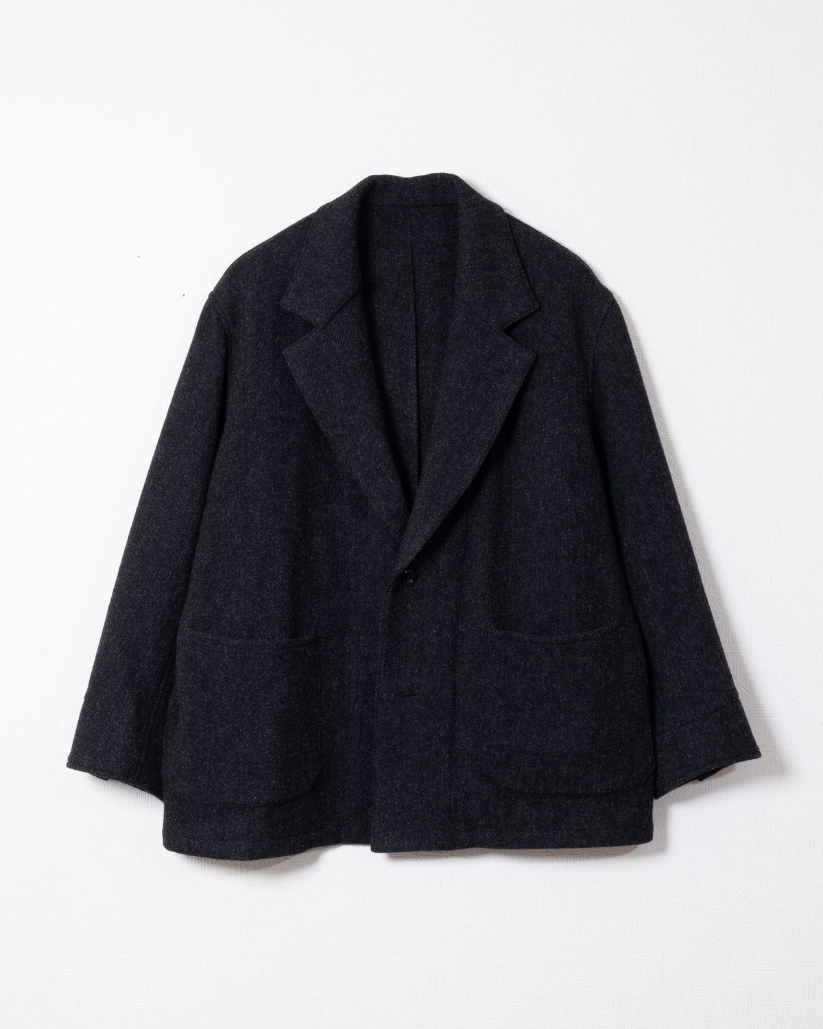 COVERALL JKT TWEED - CHARCOAL