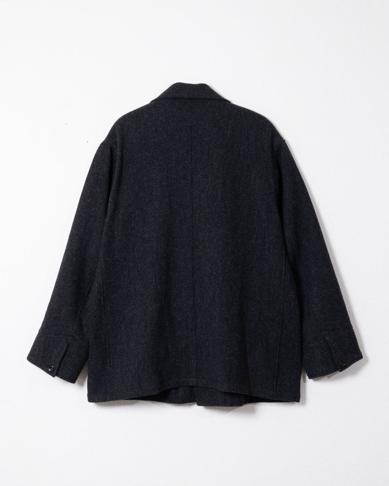COVERALL JKT TWEED - CHARCOAL
