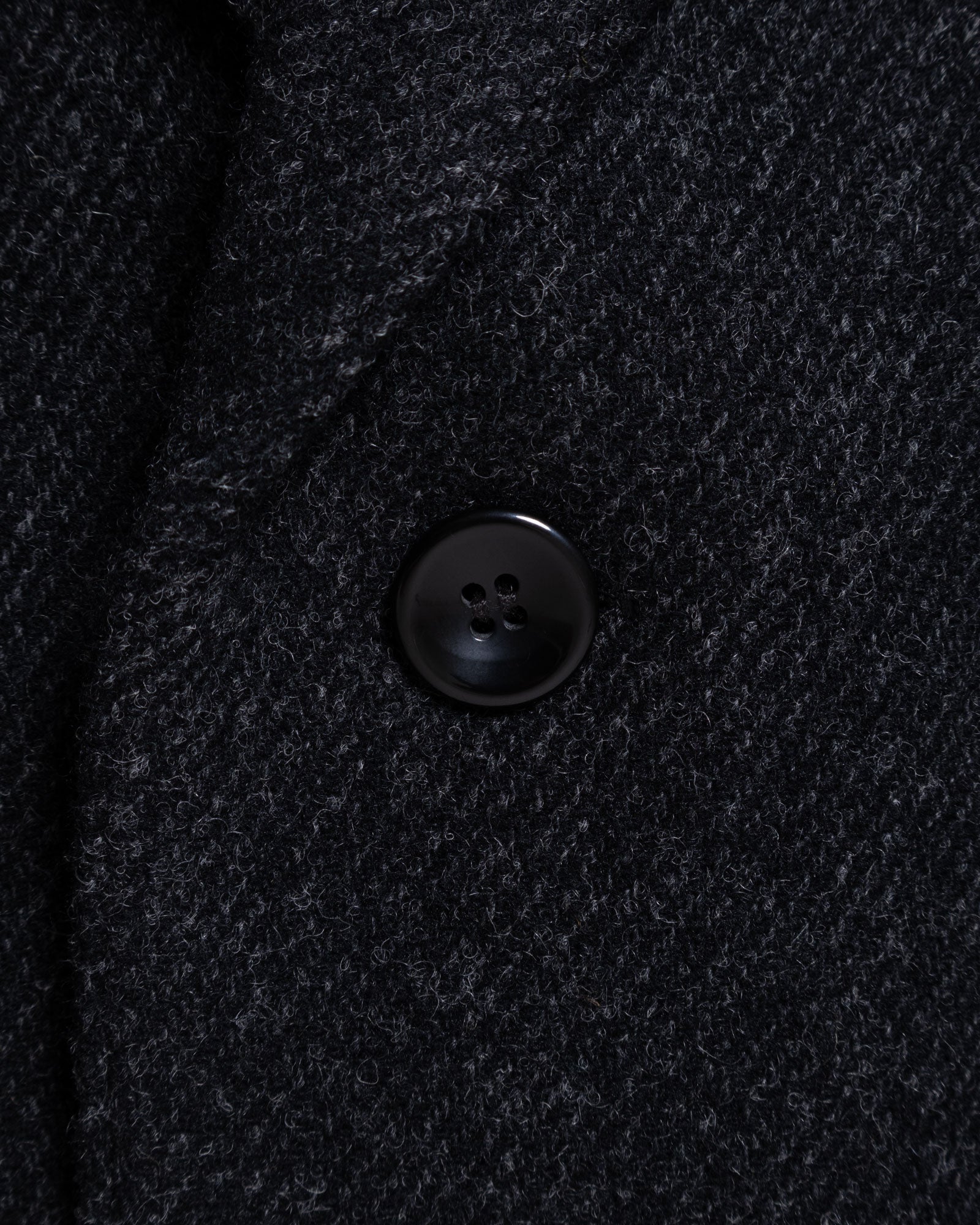 PELEMELE COVERALL JKT TWEED CHARCOAL 着用バック