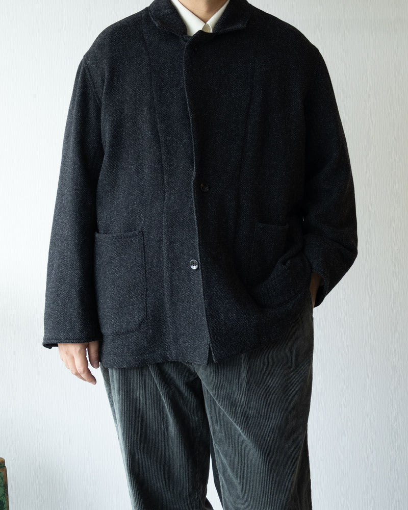 COVERALL JKT TWEED - CHARCOAL