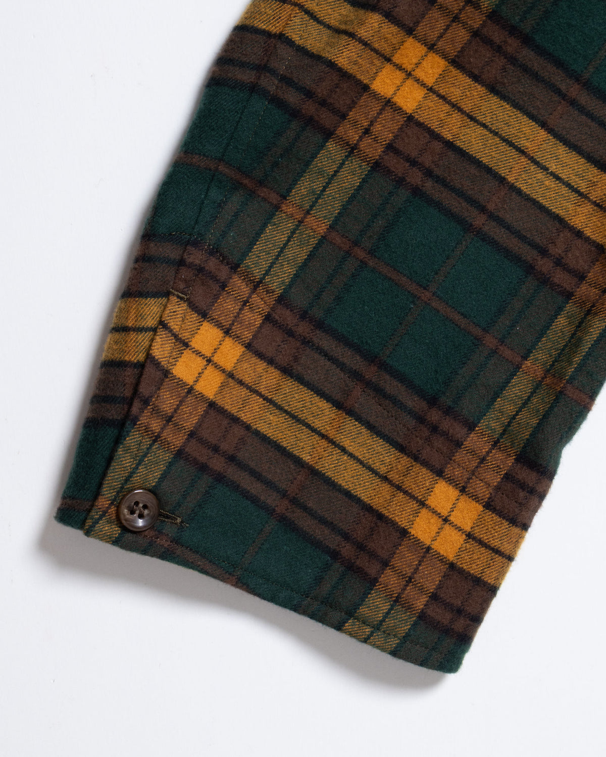 COVERALL JKT FLANNEL CHECK - GRN x YLW