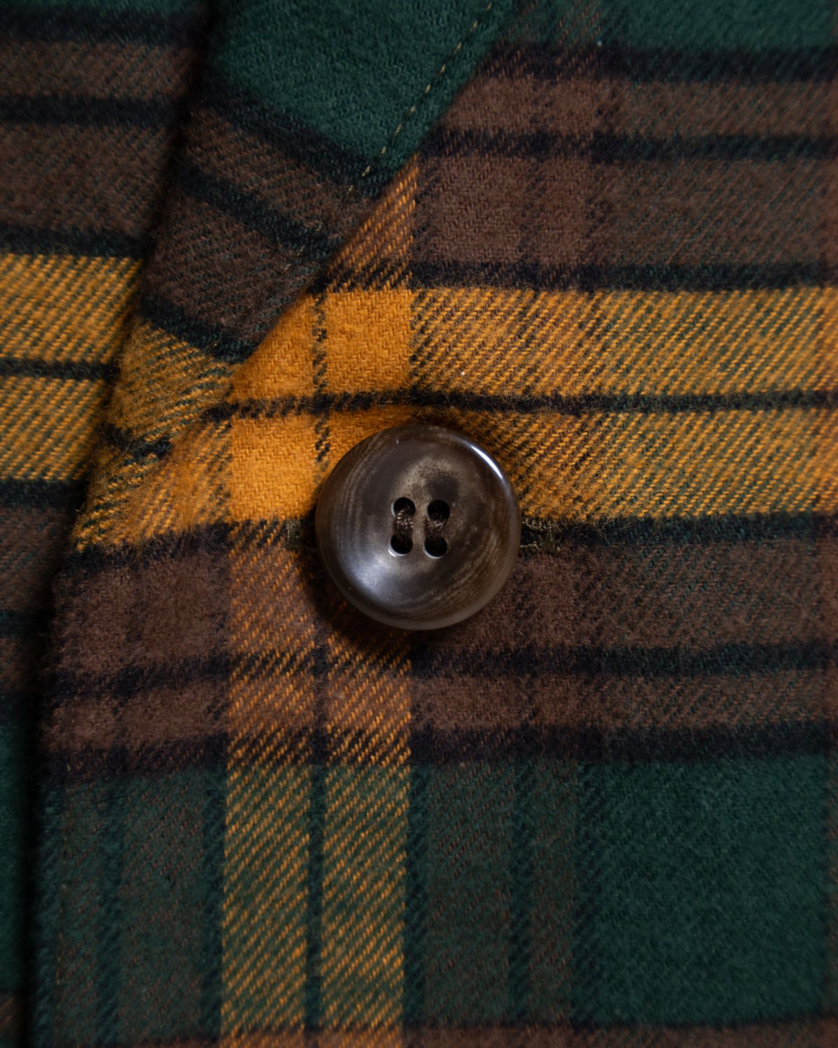 COVERALL JKT FLANNEL CHECK - GRN x YLW