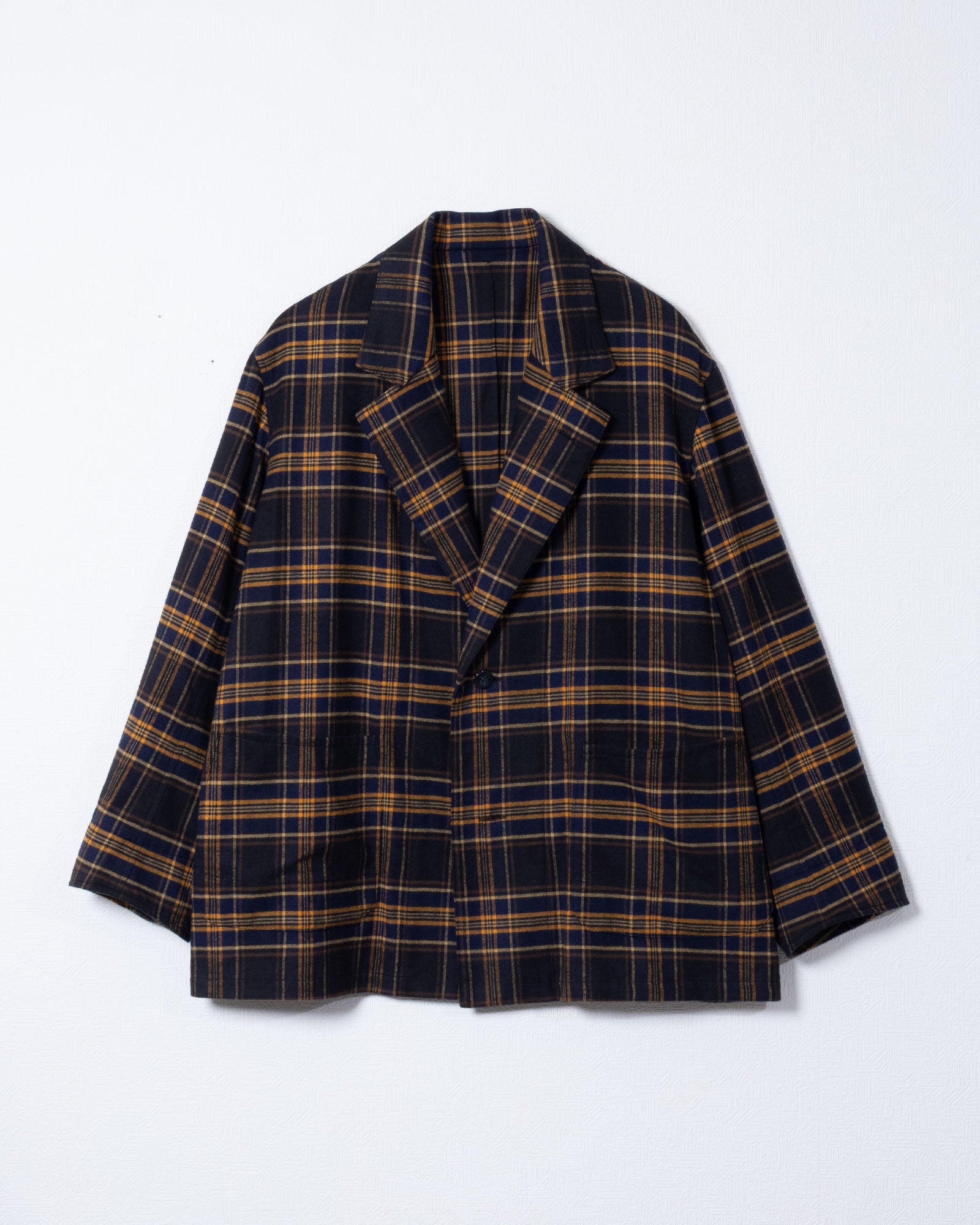 PELEMELE】COVERALL JKT - NVY x YLW | ペールメール カバーオール