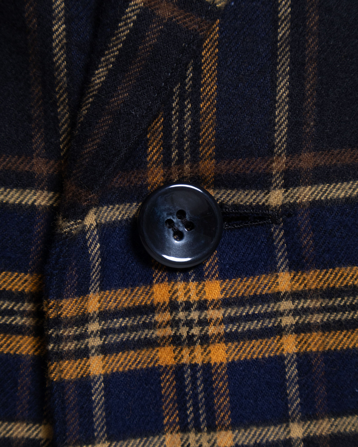 COVERALL JKT FLANNEL CHECK - NVY x YLW