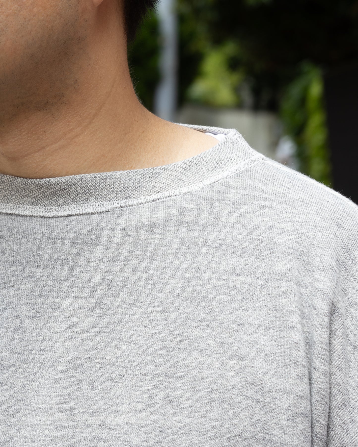 【HERILL】CREWNECK SWEATSHIRTS - TOPGRAY / ヘリル クルーネック スウェットシャツ メンズ レディース 2026aw 2026秋冬 正規取扱店 神奈川 鎌倉 ARZACH KAMAKURA オンラインショップ 通販