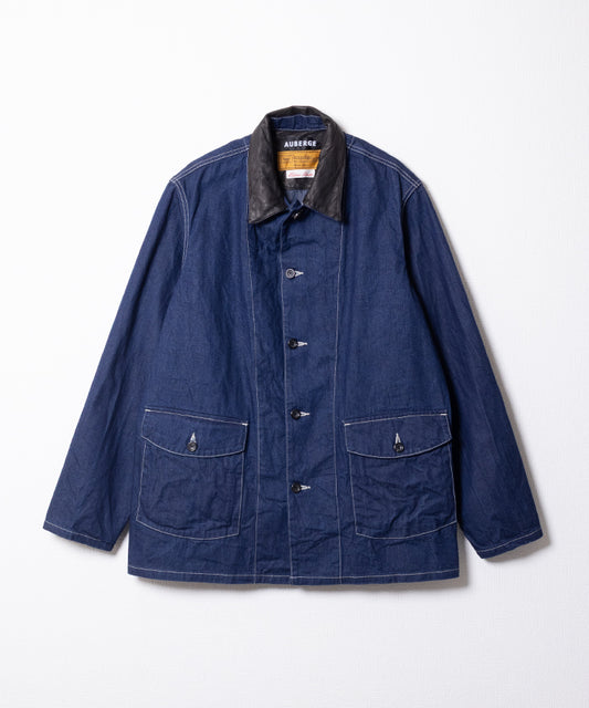 【AUBERGE】DAVID / オーベルジュ デニムカバーオール カリビアンシーアイランドコットン 2026ss 2026春夏 正規取扱店 神奈川 鎌倉 ARZACH KAMAKURA オンラインショップ 通販