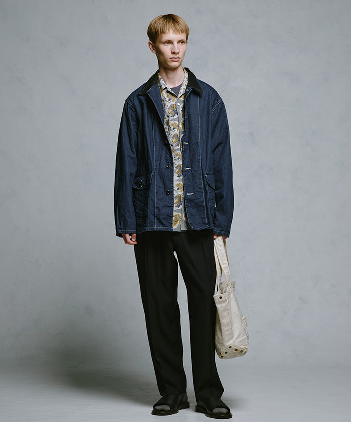 【AUBERGE】DAVID / オーベルジュ デニムカバーオール カリビアンシーアイランドコットン 2026ss 2026春夏 正規取扱店 神奈川 鎌倉 ARZACH KAMAKURA オンラインショップ 通販