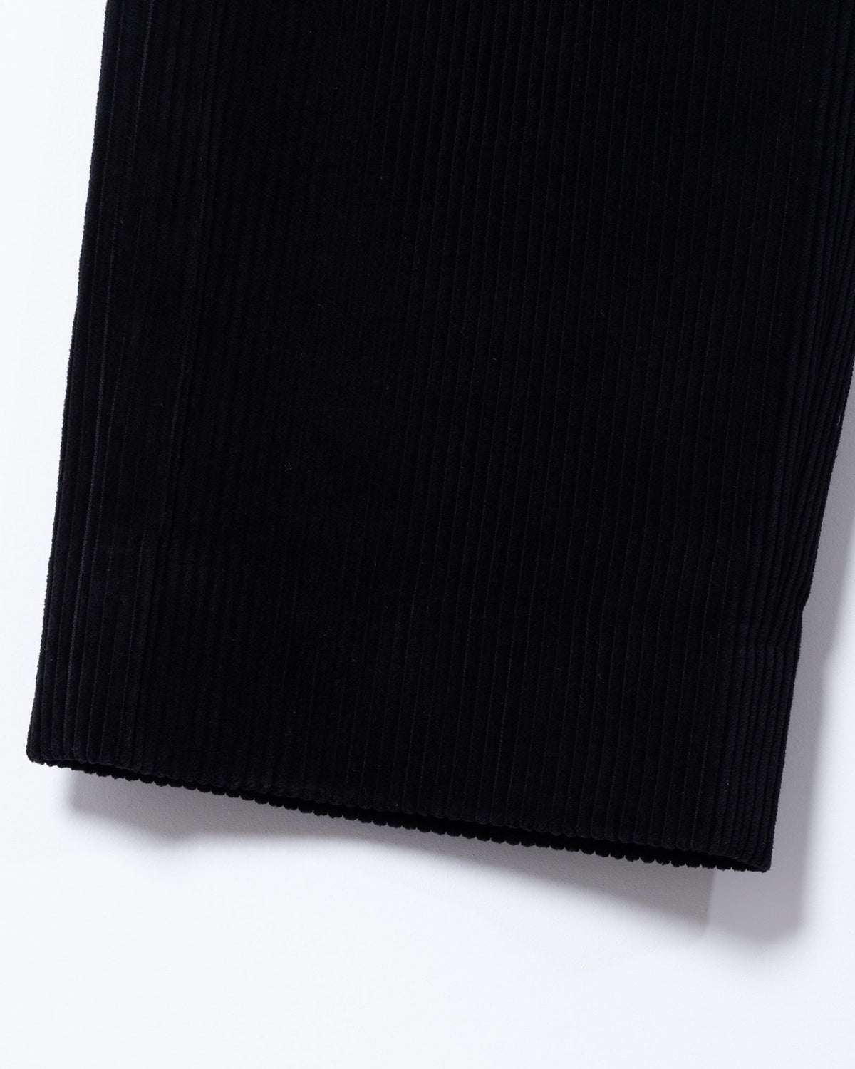 DEADSTOCK WIDE CORDUROY "BOURGERON" FRENCH WORK TROUSER - BLACK