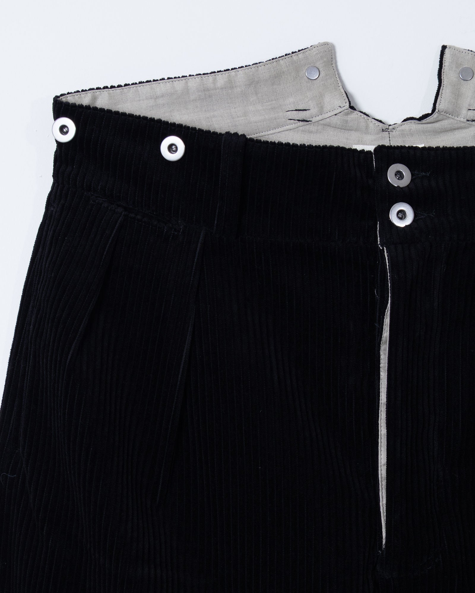 INTÉRIM DEADSTOCK WIDE CORDUROY BOURGERON 裾 テーパード コーデュロイ