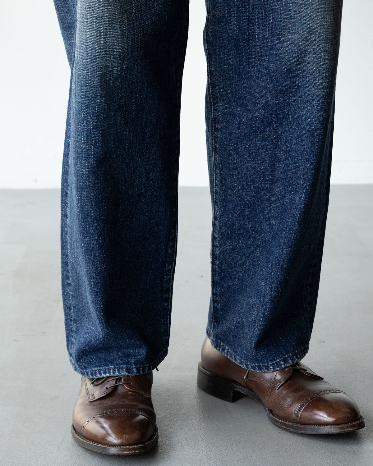  HERILL-DENIM LOOSE PANTS - VINTAGEWORN - ARZACH KAMAKURA 