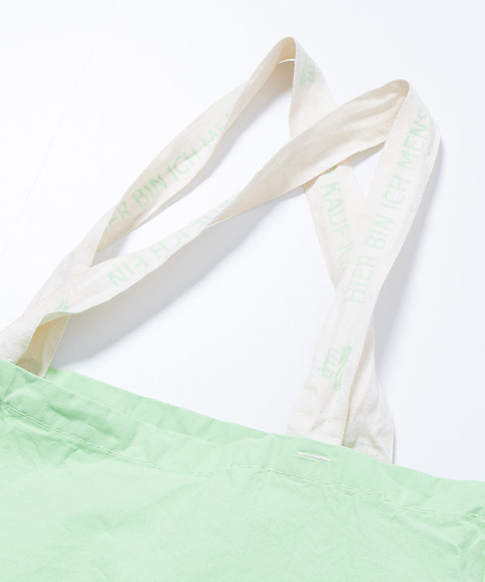 VINTAGE DM COTTON REUSABLE BAG - LIME