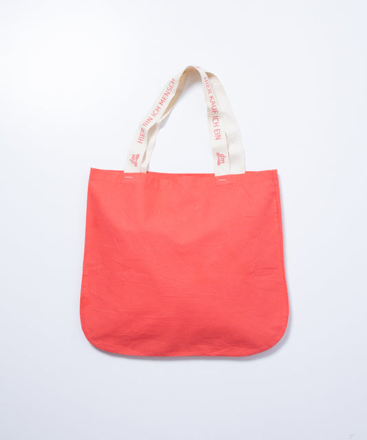 VINTAGE DM COTTON REUSABLE BAG - SCARLET