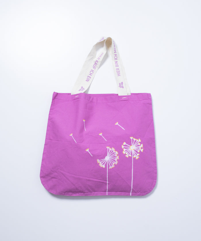 VINTAGE DM COTTON REUSABLE BAG - LILAC